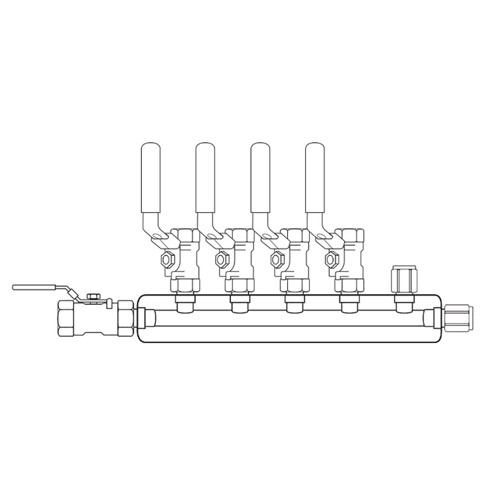 M4044011 Manifolds Stainless Steel Single Sided