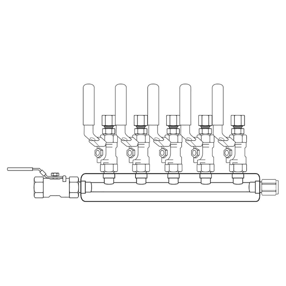 M4054211 Manifolds Stainless Steel Single Sided