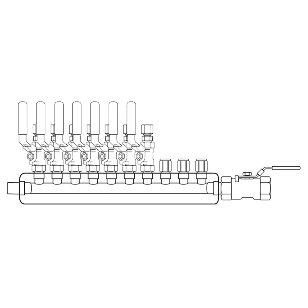 M4074202 Manifolds Stainless Steel Single Sided